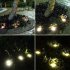 12 LED Solar powered Buried Light Under Ground Lamp Outdoor Path Way Garden Lawn Decoration Warm white 1pc