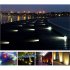 12 LED Solar powered Buried Light Under Ground Lamp Outdoor Path Way Garden Lawn Decoration Warm white 1pc