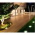 12 LED Solar powered Buried Light Under Ground Lamp Outdoor Path Way Garden Lawn Decoration Warm white 4pcs