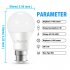 12 Packed B22 Base LED Light Bulb  Non dimmable Warm White 2700K 100 Watt Equivalent 11W   CRI 80 