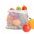 12 Pcs set Mesh  Bag Reusable Vegetables Fruits Bag Eco friendly Washable See through Bags 3 large 6 medium 3 small