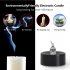 12 Pieces Halloween Candles Lights Flameless Dropless Electronic Candles For Halloween Party Decoration  3 6 x 3 6cm  warm white flash Tears style