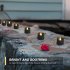 12 Pieces Halloween Candles Lights Flameless Dropless Electronic Candles For Halloween Party Decoration  3 6 x 3 6cm  warm white flash Tears style