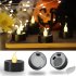 12 Pieces Halloween Candles Lights Flameless Dropless Electronic Candles For Halloween Party Decoration  3 6 x 3 6cm  warm white flash Tears style