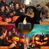 12 Pieces Halloween Candles Lights Flameless Dropless Electronic Candles For Halloween Party Decoration  3 6 x 3 6cm  warm white flash Tears style