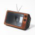 12  Retro TV Amplifier Phone Screen Magnifier Mobile Phone Magnifying Screen Smartphone Screen Magnifier For All Smartphones   Vintage mahogany