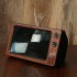 12  Retro TV Amplifier Phone Screen Magnifier Mobile Phone Magnifying Screen Smartphone Screen Magnifier For All Smartphones   Technology Gray