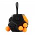 12 Sided Fidget Cube Psychological Hint Gadget Anxiety and Boredom for Children and Adults Black Orange