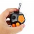 12 Sided Fidget Cube Psychological Hint Gadget Anxiety and Boredom for Children and Adults Black Orange