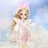 12 inch Joint  Doll Cute Style Real Eyelashes Princess Doll Toy For Kids  no Music   Bag  A1