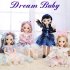 12 inch Joint  Doll Cute Style Real Eyelashes Princess Doll Toy For Kids  no Music   Bag  A1