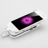 120 Lumen mini DLP video projector has been designed as the perfect accompaniment for your iPhone 6 turning it into a portable cinema  