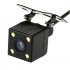 120    Wide Degree Reversing Camera  Car Parking Rear View Camera LED  Lamp Night Vision Backup Waterproof black