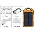 12000mAh Solar Power Bank with IPx6 Weatherproof  Dust Proof  Shock Proof rating is the true survivor for keeping your electronic gadgets charged outdoors 