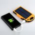 12000mAh Solar Power Bank with IPx6 Weatherproof  Dust Proof  Shock Proof rating is the true survivor for keeping your electronic gadgets charged outdoors 