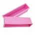 1200ml Silicone Soap Mold With Wood Box Cover Microwaves Safe High Heat Resistant Temperature For DIY Crafts  27 x 8 5 x 8cm  pink