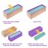 1200ml Silicone Soap Mold With Wood Box Cover Microwaves Safe High Heat Resistant Temperature For DIY Crafts  27 x 8 5 x 8cm  pink
