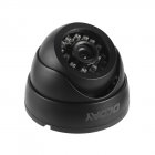 1200tvl 3.6mm Hd  Camera Night Vision Dustproof Portable Camera With 24 Lights black