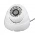 1200tvl 3 6mm Hd  Camera Night Vision Dustproof Portable Camera With 24 Lights white