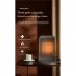 1200w Electric Heater Built in Timer Portable Fast Heating Household Space Heater with Remote Control US Plug