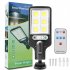 1200w Led Solar Flood Light 3 Modes Ip65 Waterproof Outdoor Pir Motion Sensor Garden Lamp with RC