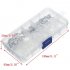 120Pcs 60 Pairs Boxed Wire Terminals   Transparent Insulating Sleeve  120pcs