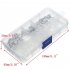 120Pcs 60 Pairs Boxed Wire Terminals   Transparent Insulating Sleeve  120pcs