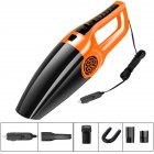120W 3600mbar Car Vacuum Cleaner Wet And Dry dual-use Vacuum Cleaner Handheld 12V Car Vacuum Cleaner Orange black