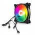 120mm RGB ARGB Fan Cooler PWM 4PIN 5V 3PIN Ventilator Hydraulic Bearings PC Computer Cooling Case Radiator White