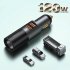 120w Car 2  In  1  Cigarette  Lighter Gold plated Contacts 3 Fast Charging Ports Car Charger For Cars Off road Vehicles Large Trucks Type C USB