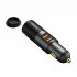 120w Car 2  In  1  Cigarette  Lighter Gold plated Contacts 3 Fast Charging Ports Car Charger For Cars Off road Vehicles Large Trucks Dual USB