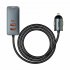 120w Car  Cigarette  Lighter  Splitter Gold plated Contacts Usb Car Charger Multi functional Fast Charge For Off road Vehicles 3USB 1Type C