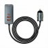 120w Car  Cigarette  Lighter  Splitter Gold plated Contacts Usb Car Charger Multi functional Fast Charge For Off road Vehicles 3USB 1Type C