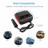 120w Car Cigarette Lighter Adapter Quick Charge 3 0 12v 24v 3 Outlet Power Splitter Dc Outlet With 8 5a 4 Usb Ports black red