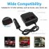 120w Car Cigarette Lighter Adapter Quick Charge 3 0 12v 24v 3 Outlet Power Splitter Dc Outlet With 8 5a 4 Usb Ports black