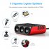 120w Car Cigarette Lighter Adapter Quick Charge 3 0 12v 24v 3 Outlet Power Splitter Dc Outlet With 8 5a 4 Usb Ports black