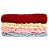 120x150cm Throw Blanket Super Soft Cozy Warm Thickened Braid Knit Blanket  rose Red 120X150CM