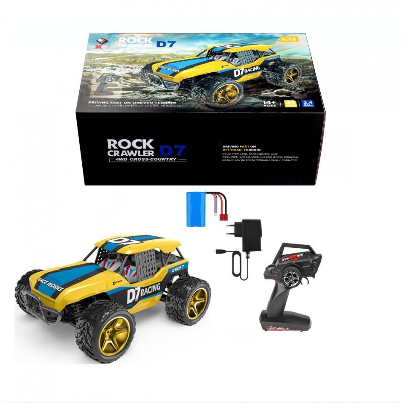 12402-A 1/12 RC Car 2.4GHz 45km/h High Speed Off-Road RTR Electric Remote Control Car as shown
