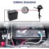 125 Amps Battery Power off Switch For Cars Rvs Trailers Ships Trucks Power off switch terminal leather cover copper wire