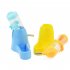 125ml Hamster Drinking Bottle with Food Container   Base Hut Water Bottle for Small Animals Rats Chinchilla Guinea Pig  blue