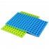 126 Cavity Mini Square Silicone Molds Non Stick For Chocolate Hard Candy Ice Cubes Gummy  29 3 x 19 4 x 1 2cm  Random Color