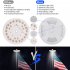128led Solar Flagpole Light Built in 2600mah Battery Energy Saving High Brightness Outdoor Flag Pole Lamp