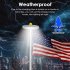 128led Solar Flagpole Light Built in 2600mah Battery Energy Saving High Brightness Outdoor Flag Pole Lamp