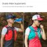 12L Backpack Vest Bag Soft Water Bladder Flask For Hiking Trail Running Marathon Race Orange Red M L