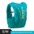 12L Backpack Vest Bag Soft Water Bladder Flask For Hiking Trail Running Marathon Race Mint Green S M