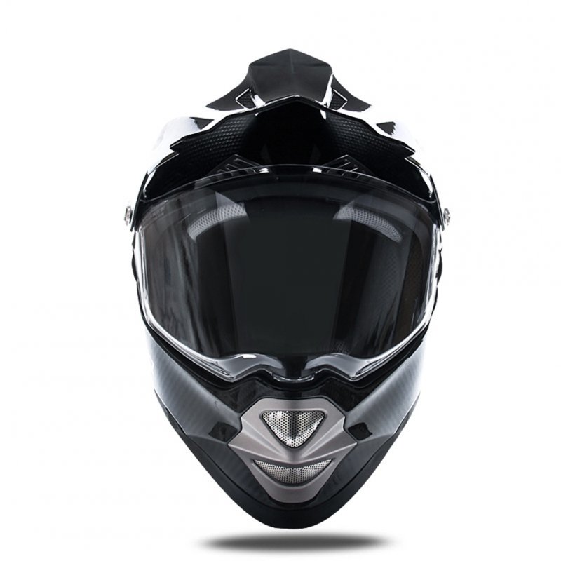 LS2 Professional Motorcycle Helmet Carbon Fiber Full Face Helmet for Men MX429 black_L