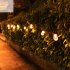 12LEDs 2W 8 5M Waterproof Solar Outdoor String Light for Christmas Street Garden Backyard Decor Warm white 3000K