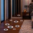 12Pcs Halloween Round Floor Sticker Home Decor Living Room Scary Eyes Wall Sticker Party Holiday Decals HW006