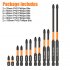 12Pcs PH2 Magnetic Screwdriver Drill Bits 1 4    Hex Shank Strong Magnets Excellent Hardness Impact Driver Bit Set black