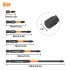 12Pcs PH2 Magnetic Screwdriver Drill Bits 1 4    Hex Shank Strong Magnets Excellent Hardness Impact Driver Bit Set black